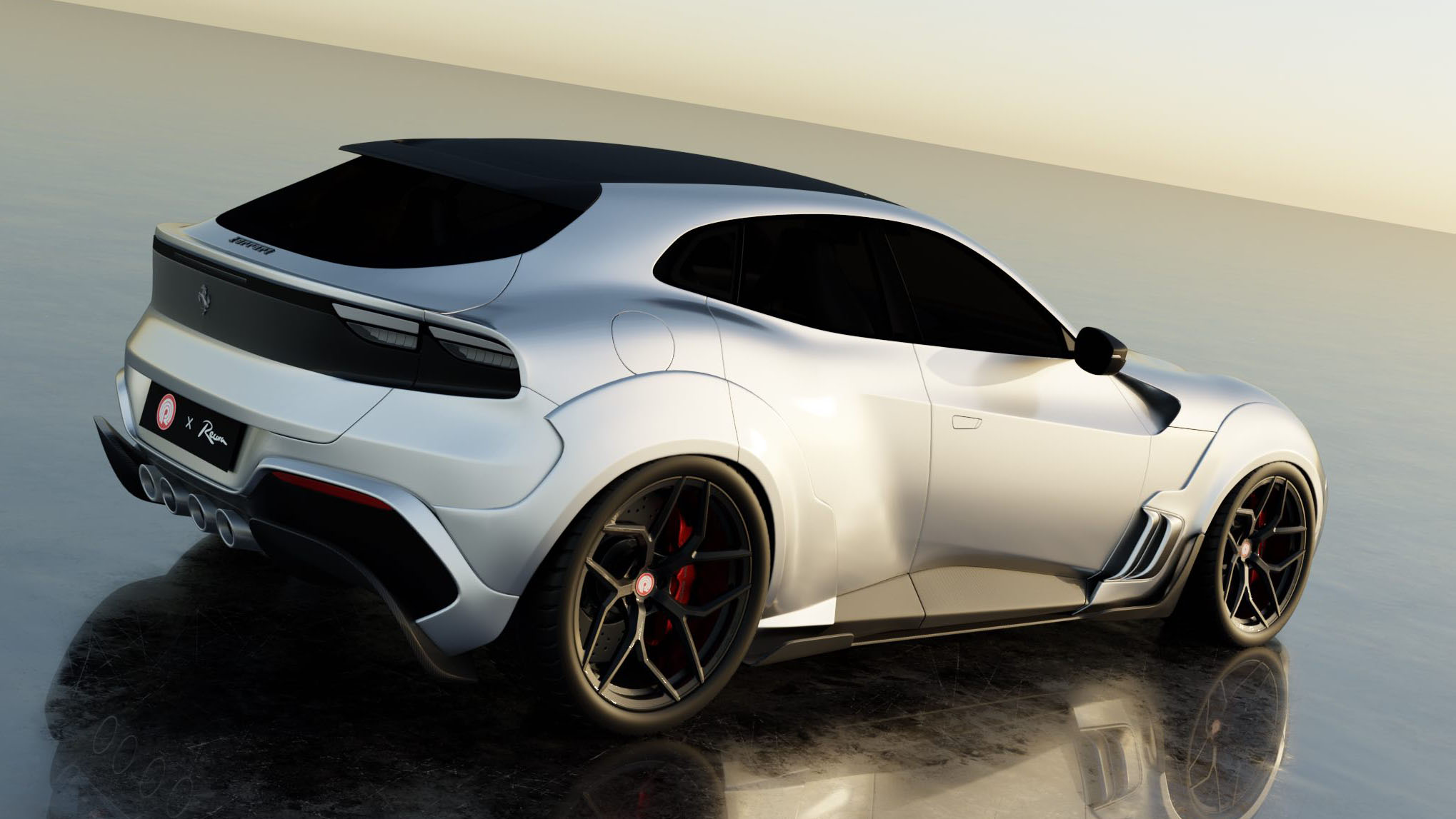 Ferrari Purosangue given wide body and 812bhp treatment by Pogea Racing